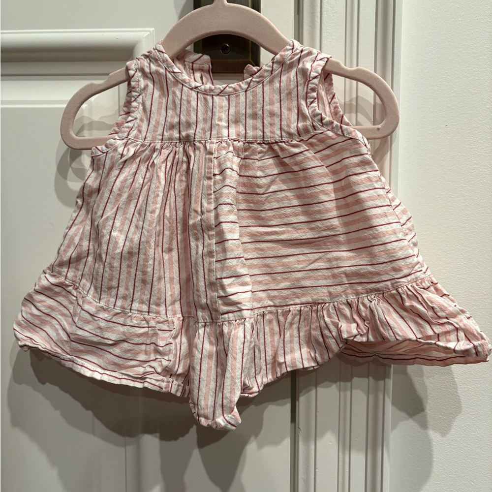 1+ in the Family stripped baby doll dress - size 3M